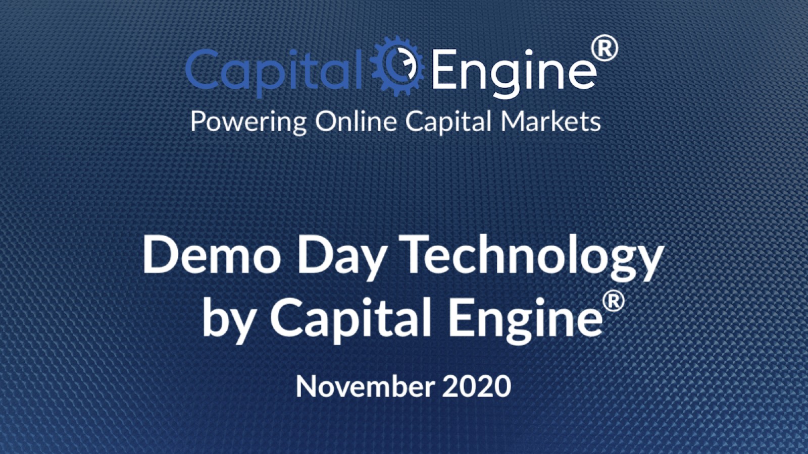 NEW DEMO DAY TECHNOLOGY